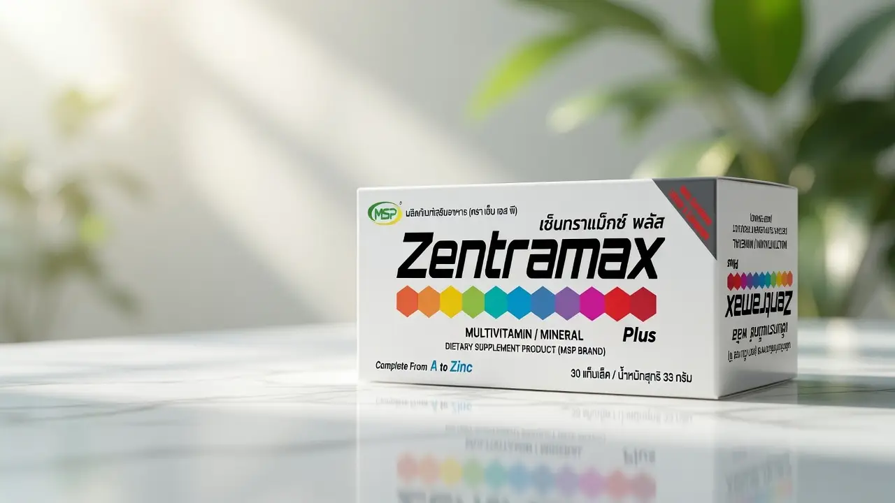 Zentramax วิตามินรวมและเกลือแร่ 30 ชนิด